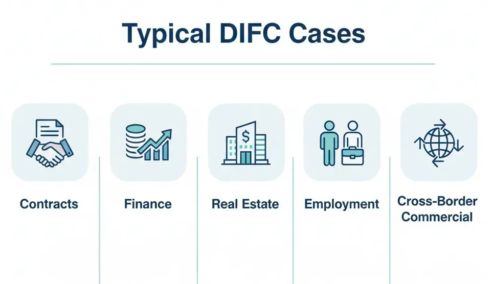 Typical DIFC Cases in DIFC Courts